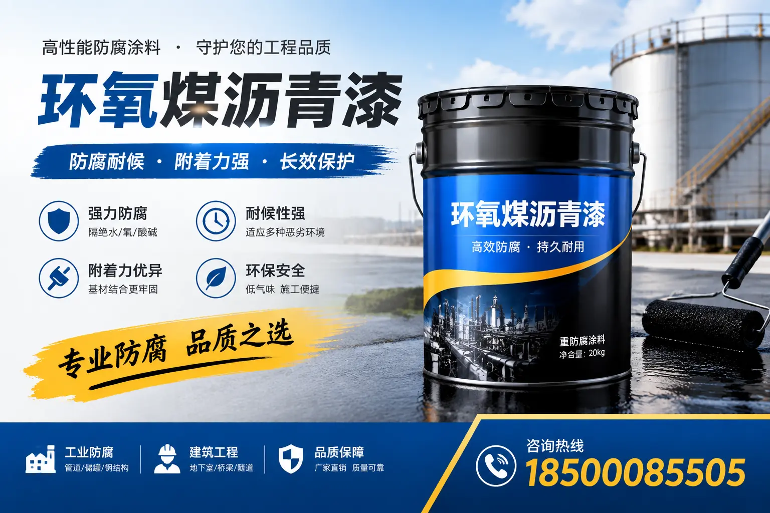 如何选择适合的环氧煤沥青漆?天津市场选型指南